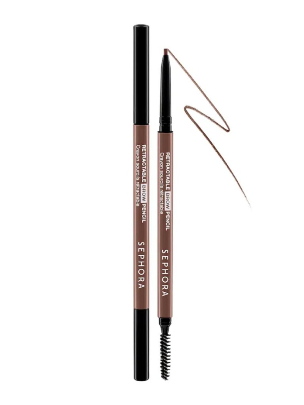 Sephora Collection Retractable EyeBrow Pencil Waterproof - Chocolate Brown (NWT)